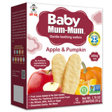 BABY MUM-MUM APPLE & PUMPKIN RICE RUSKS - 1 BOX