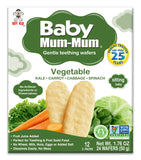 BABY MUM-MUM VEGETABLE RICE RUSKS - 1 BOX