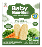 BABY MUM-MUM VEGETABLE RICE RUSKS - 1 BOX