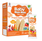 BABY MUM-MUM ORGANIC SUPER TROPICAL RICE RUSKS - 1 BOX