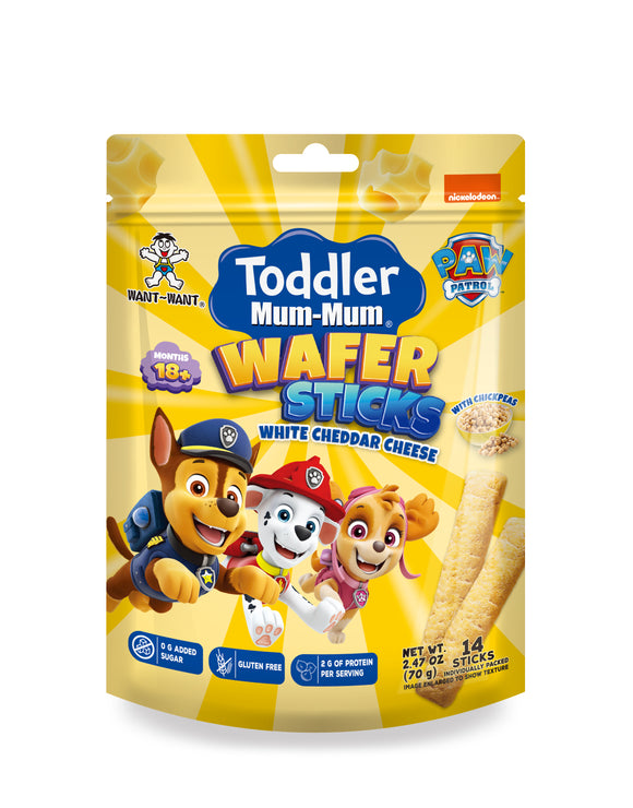 TODDLER MUM-MUM PAW PATROL WAFER STICKS WHITE CHEDDAR CHEESE