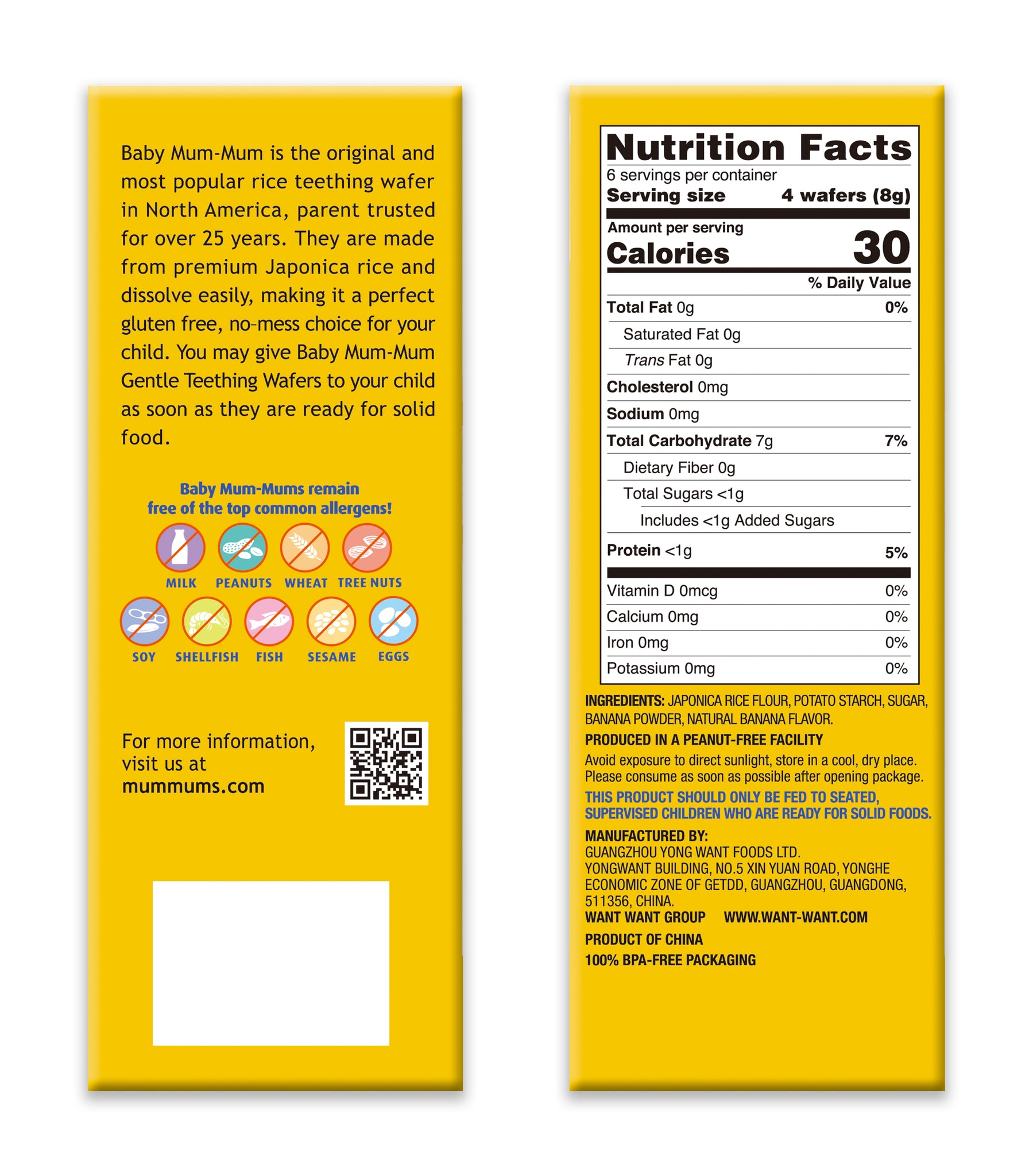 BABY MUM-MUM BANANA RICE RUSKS - 1 BOX – The Mum-Mum Store