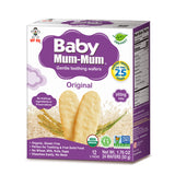 BABY MUM-MUM ORGANIC ORIGINAL RICE RUSKS - 1 BOX